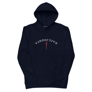 Navy Blue Vindictive Crusader hoodie large logo