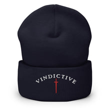 Load image into Gallery viewer, Navy Blue Vindictive Crusader Beanie
