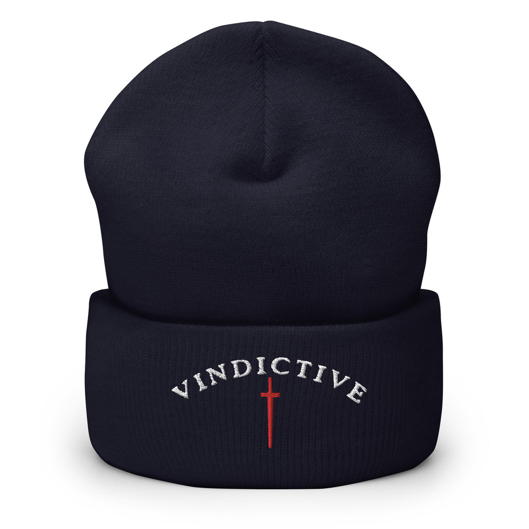 Navy Blue Vindictive Crusader Beanie