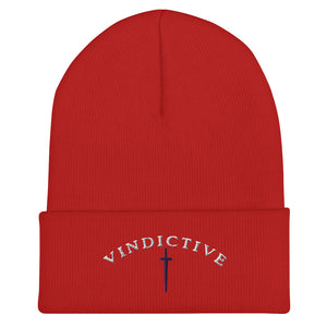 Red Vindictive Crusader Beanie