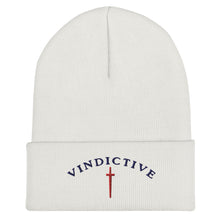 Load image into Gallery viewer, White Vindictive Crusader Beanie
