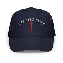 Load image into Gallery viewer, Navy Blue Crusader Mesh hat

