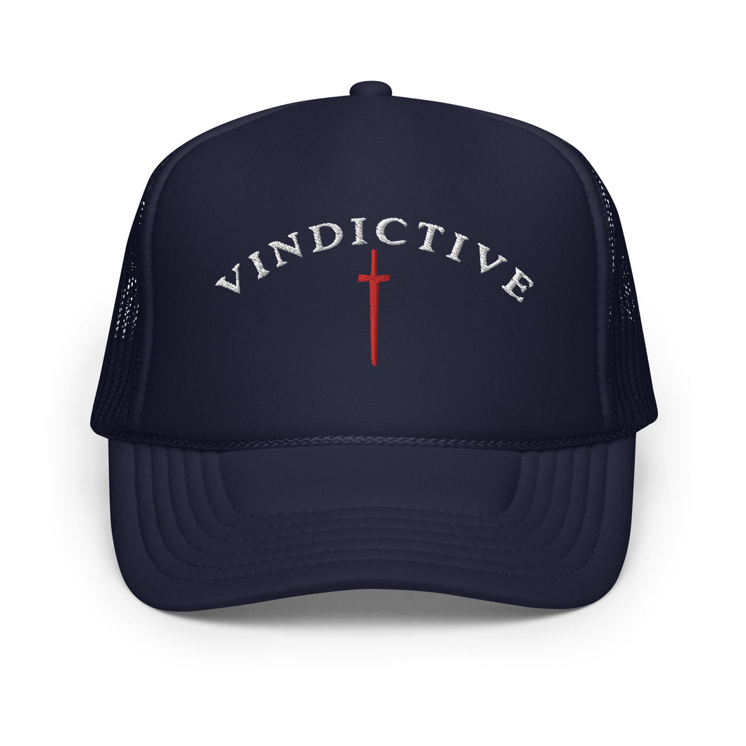 Navy Blue Crusader Mesh hat