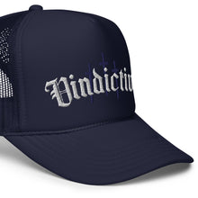 Load image into Gallery viewer, Navy Blue Three Kings Vindictive Mesh Hat
