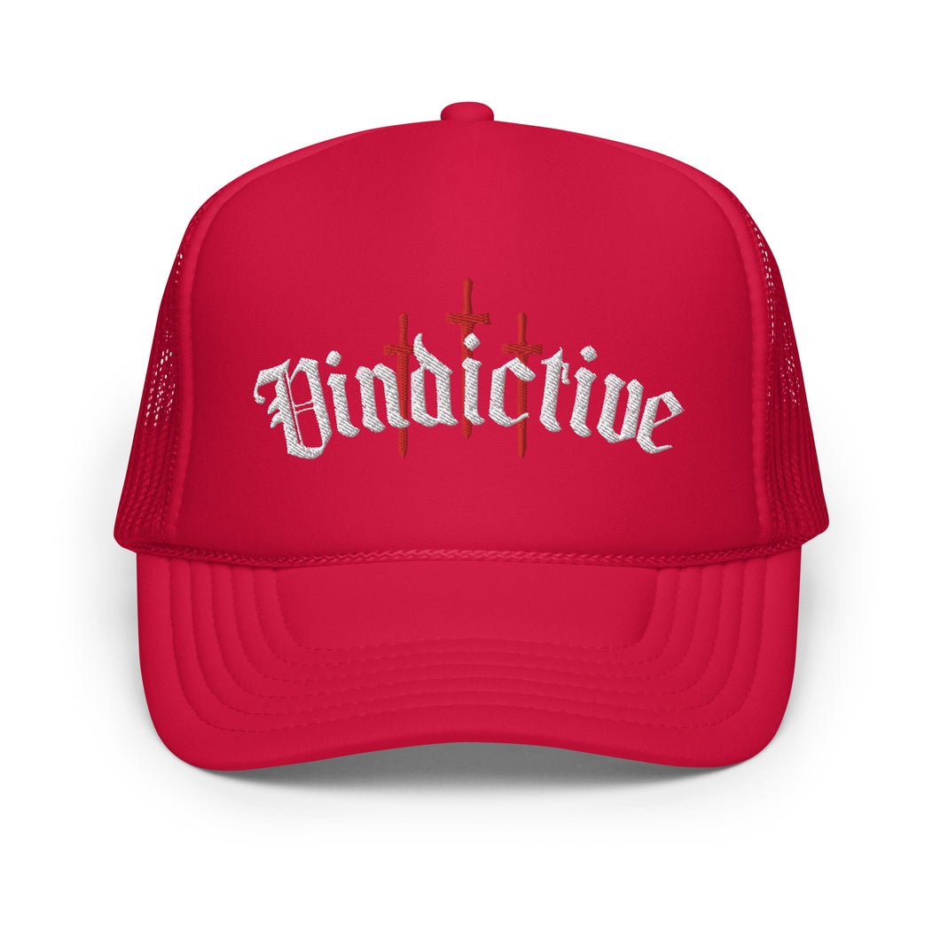 Red Three Kings Vindictive Mesh Hat