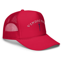 Load image into Gallery viewer, Red Crusader Mesh hat
